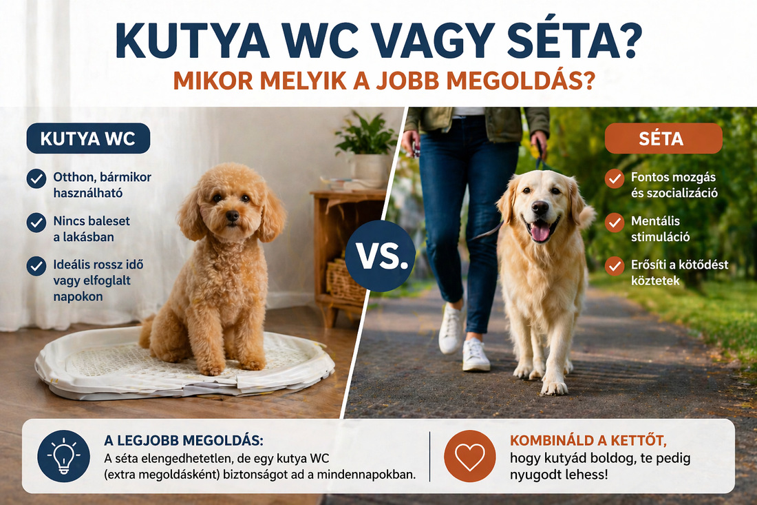 Kutya WC vagy séta? Mikor melyik a jobb megoldás?